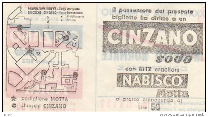 MILANO - 1958 -  XXXVI Fiera Di Aprile - - Tickets - Entradas