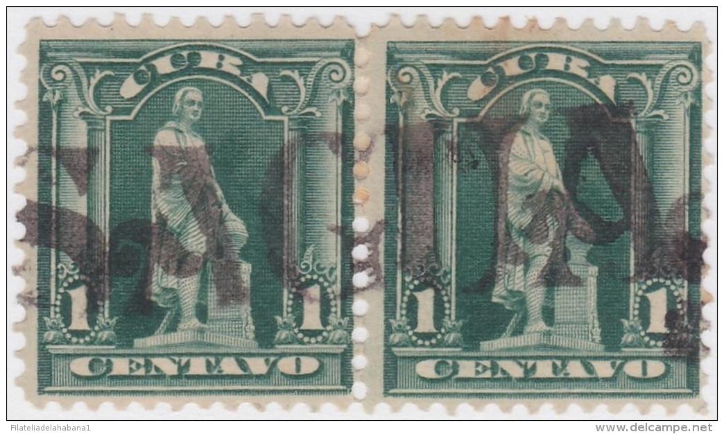 1899-216 CUBA. US OCCUPATION. 1899. Ed.30. 1c. SAGUA LA GRANDE LINE CANCEL - Usados