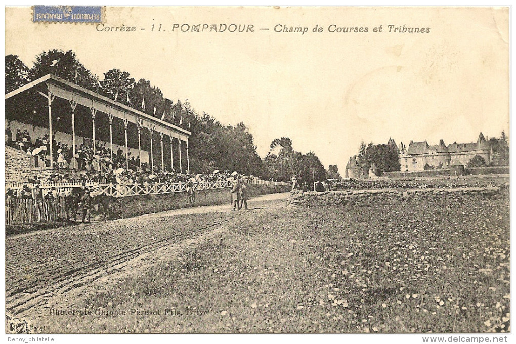 19/ Corréze - Pompadoour - Champ De Courses Et Tribunes - - Autres & Non Classés