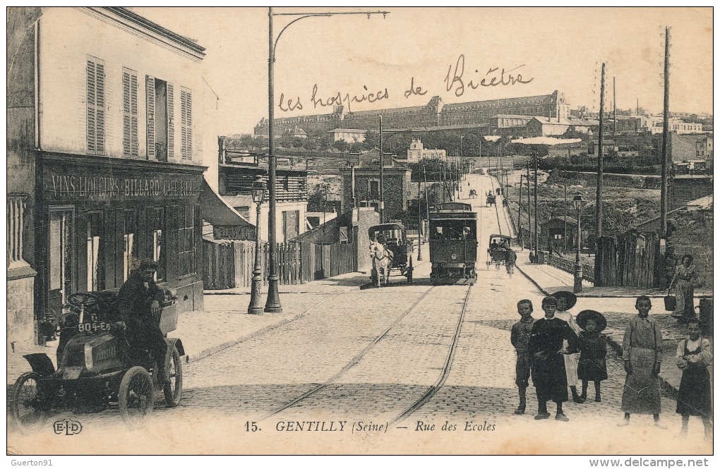 ( CPA 94 )  GENTILLY  /  Rue Des Écoles - - Gentilly