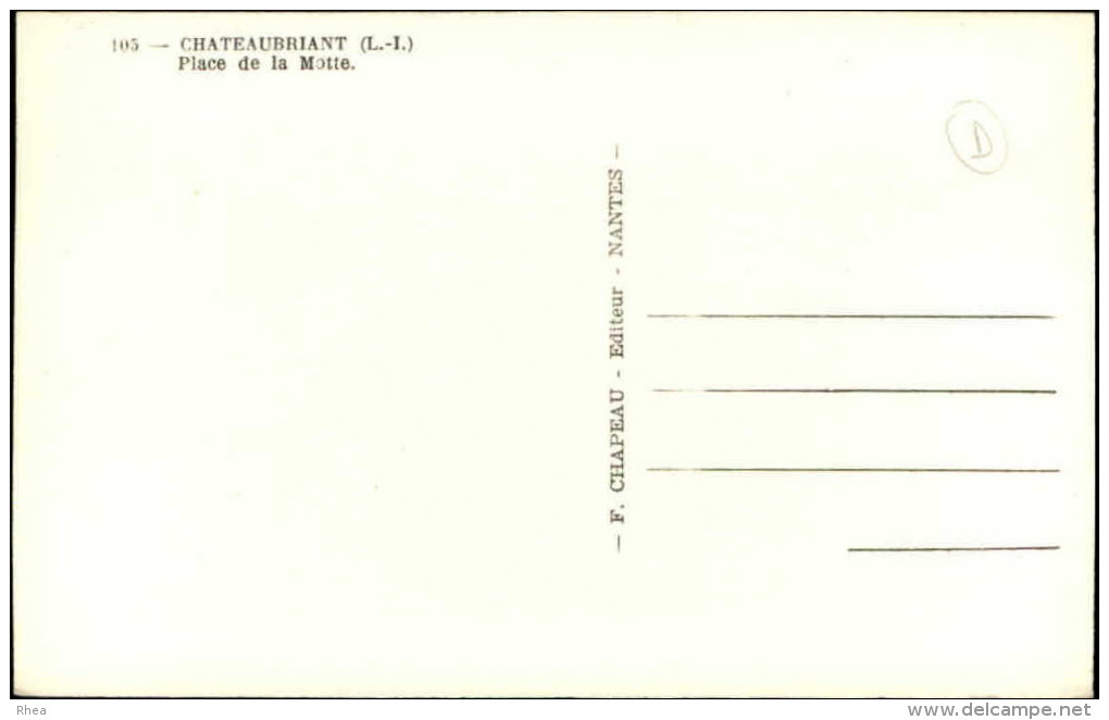44 - CHATEAUBRIANT - - Châteaubriant