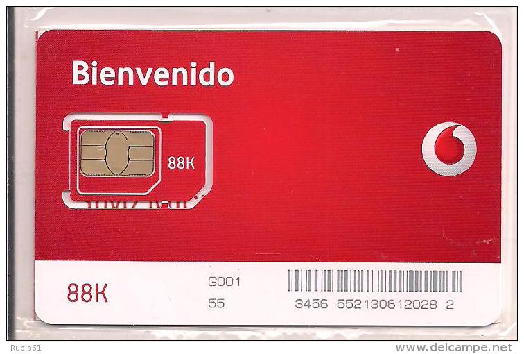 TARJETA GSM VODAFONE BIENVENIDO - Vodafone