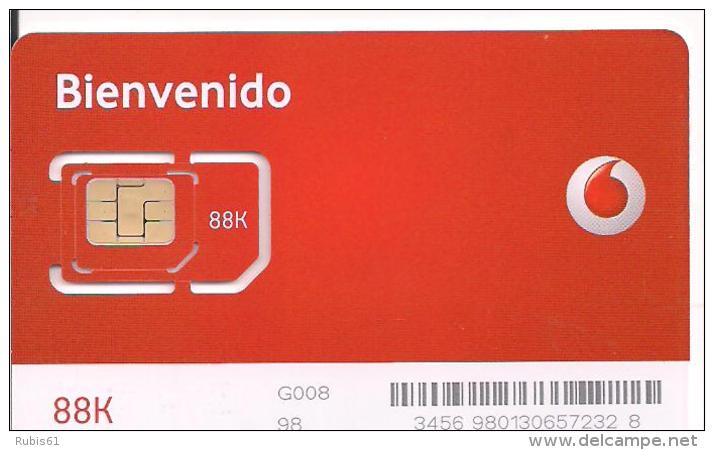 TARJETA GSM VODAFONE BIENVENIDO - Vodafone