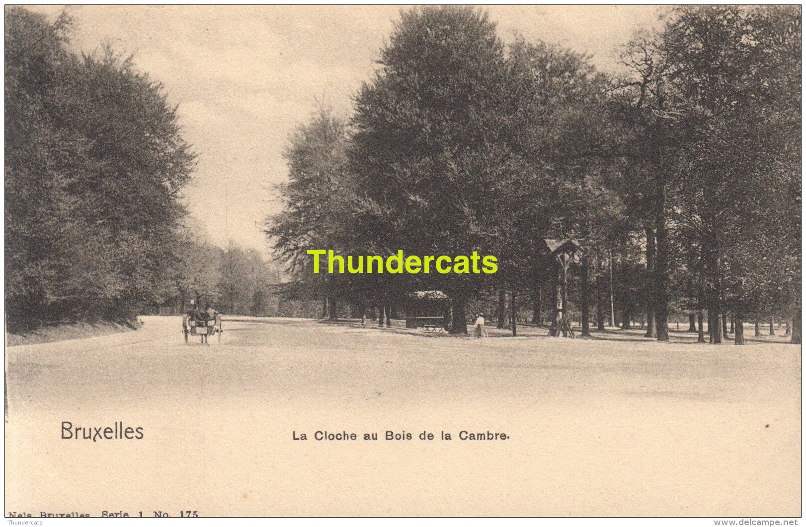 CPA BRUXELLES NELS SERIE 1 No  175 LA CLOCHE AU BOIS DE LA CAMBRE - Forêts, Parcs, Jardins