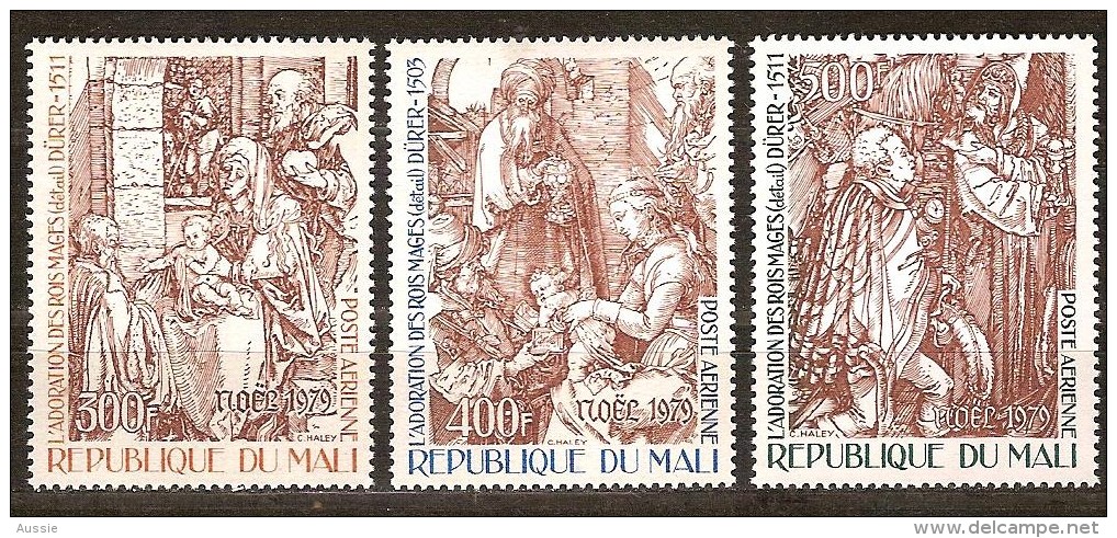 Mali 1979 Yvertn° PA LP 370-72 *** MNH Cote 7,00 Euro Noel Kerstmis Christmas Durer - Mali (1959-...)