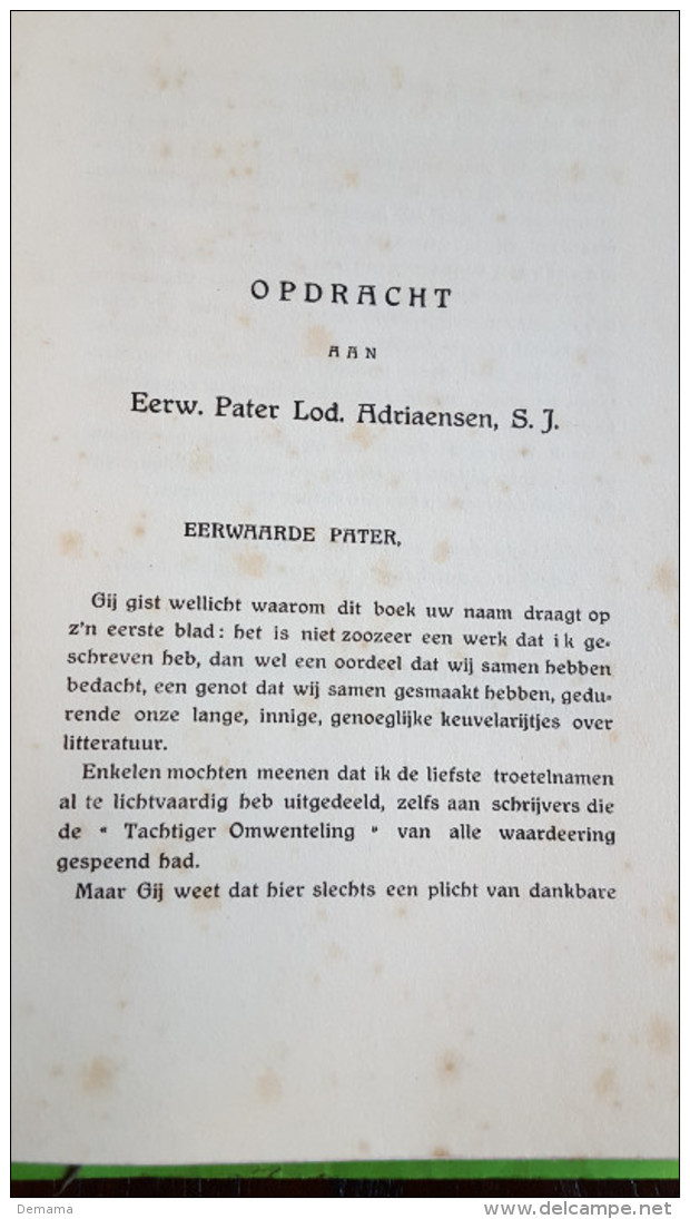 Onze Dichters Der Heimat, Proeve Van Dichterstudie Door Aran Burfs, Frank Baur, 1909 - Poetry