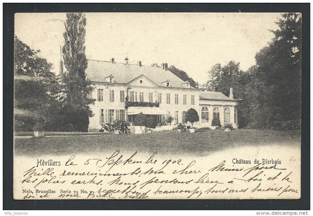 CPA - HEVILLERS - Château De BIERBAIS - Nels Série 79  N° 5   // - Mont-Saint-Guibert