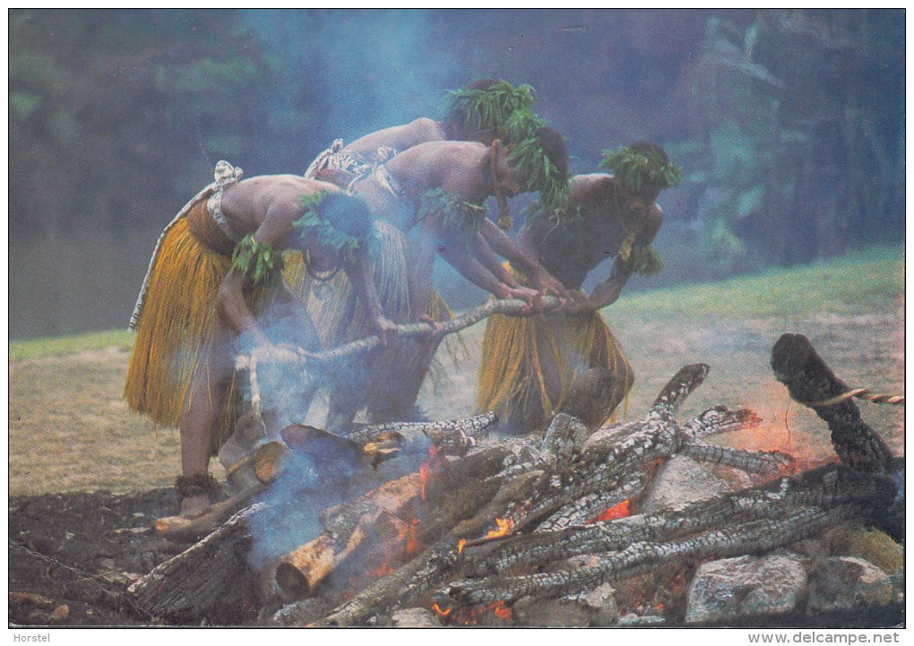 Fidschi  - Fijian Fire Walking - 2x Nice Stamps - Fidji