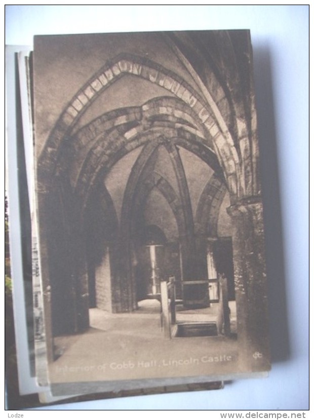 Engeland England Lincoln Castle Interior Of Cobb Hall - Lincoln