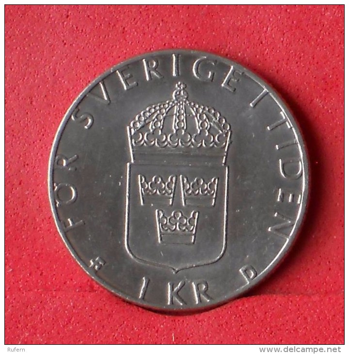 SWEDEN 1 KRONA 1989 -    KM# 852a - (Nº14771) - Suecia