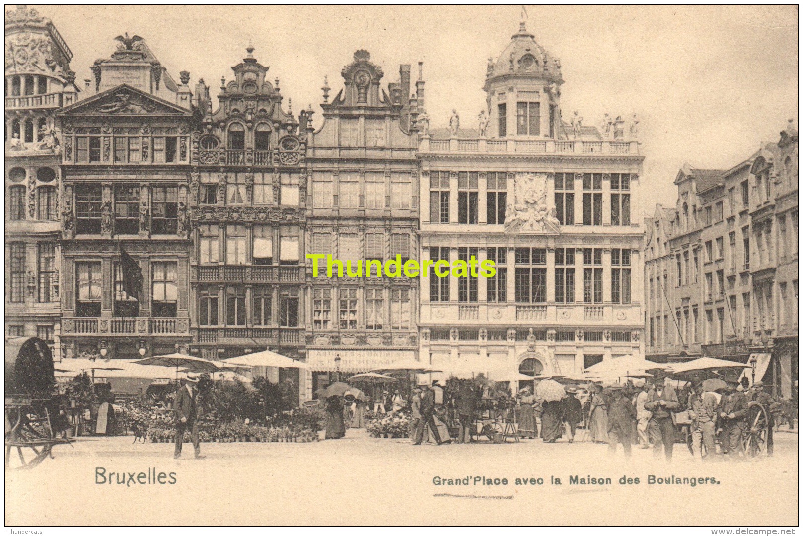 CPA BRUXELLES NELS SERIE 1 No 328 GRAND PLACE AVEC LA MAISON DES BOULANGERS - Piazze