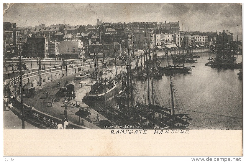 Ramsgate Harbourg Stamped 1907 - Ramsgate