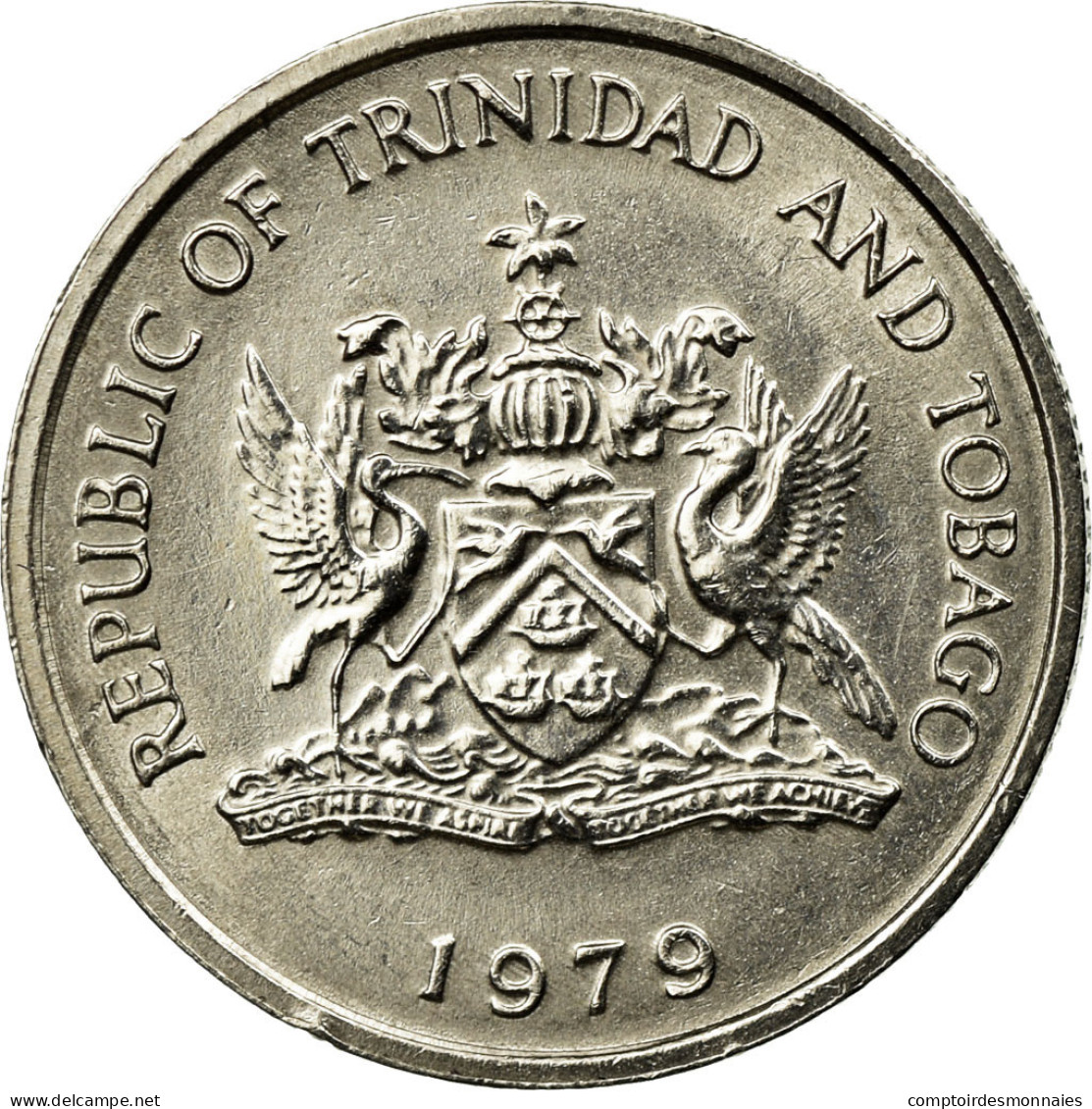 Monnaie, TRINIDAD & TOBAGO, 10 Cents, 1979, SUP, Copper-nickel, KM:31 - Trinidad Y Tobago