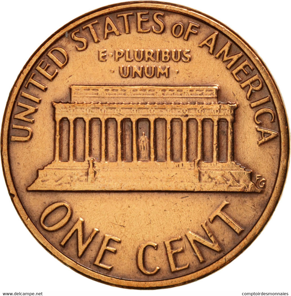 Monnaie, États-Unis, Lincoln Cent, Cent, 1979, U.S. Mint, Denver, TTB, Laiton - 1959-…: Lincoln, Memorial Reverse