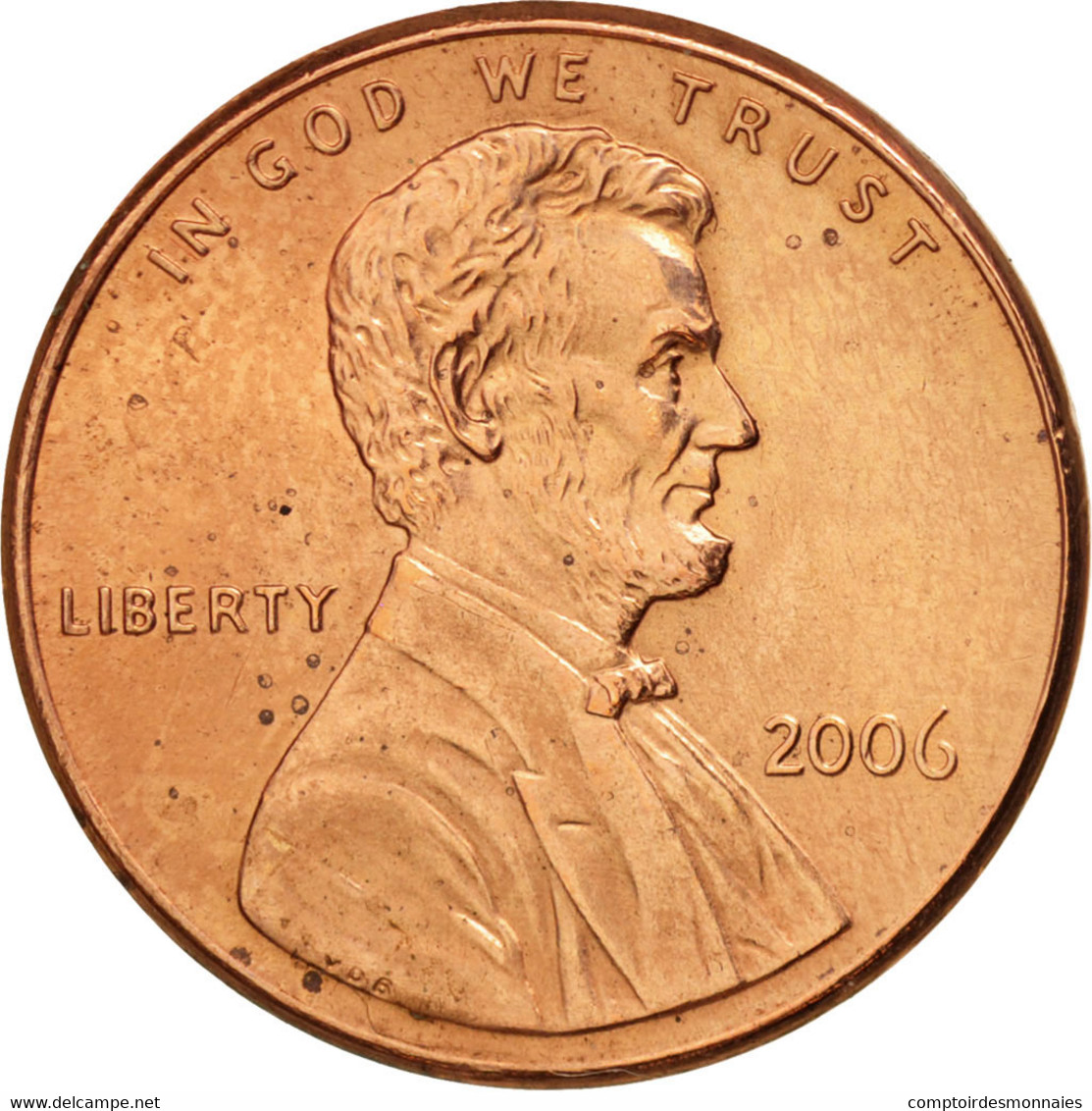 Monnaie, États-Unis, Lincoln Cent, Cent, 2006, U.S. Mint, Philadelphie, SUP - 1959-…: Lincoln, Memorial Reverse