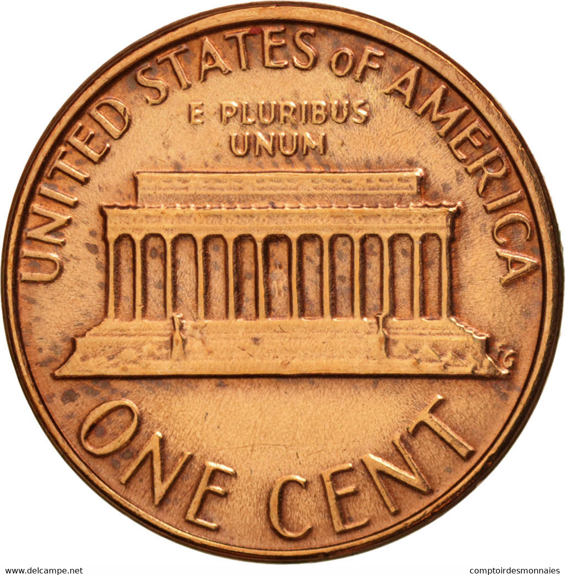 Monnaie, États-Unis, Lincoln Cent, Cent, 1980, U.S. Mint, Philadelphie, TTB+ - 1959-…: Lincoln, Memorial Reverse