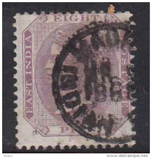 'INDIAN PAID' On Foreign Mail Madras Circle, Cooper / Renouf Type 9 British East India Used Early Indian Cancellations - 1854 Compagnia Inglese Delle Indie