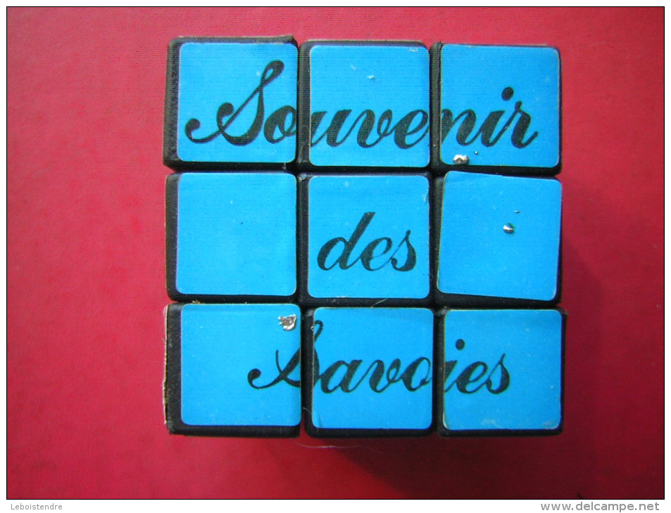 RUBIK´S CUBE SOUVENIR DES SAVOIES  VINTAGE ?? EN BON ETAT - Denk- Und Knobelspiele