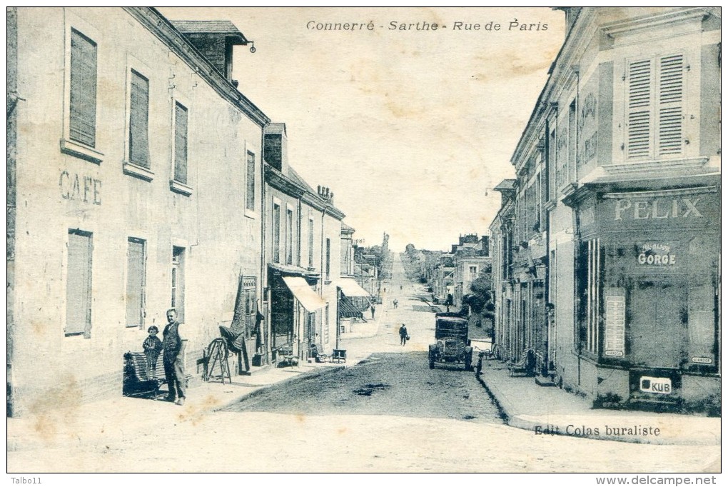 Connérré - Sarthe - Rue De Paris - Connerre