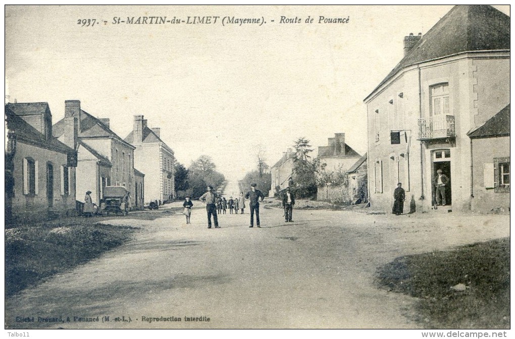 Saint Martin De Limet - Route De Pouancé - Autres & Non Classés