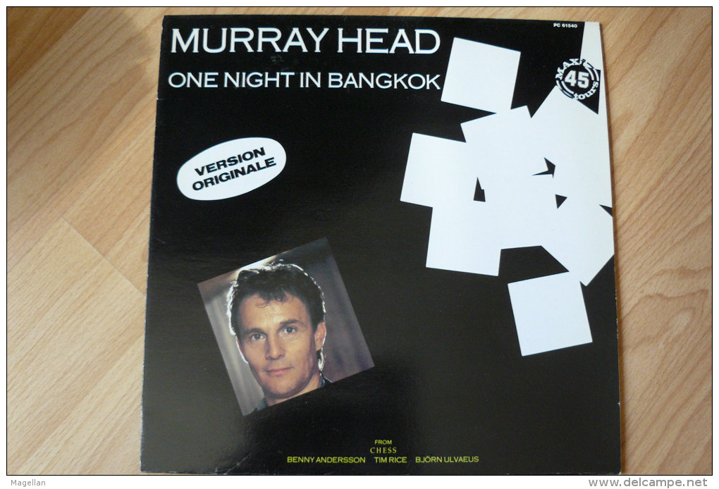 Murray Head - One Night In Bangkok - Maxi 45T - 1984 - 45 G - Maxi-Single