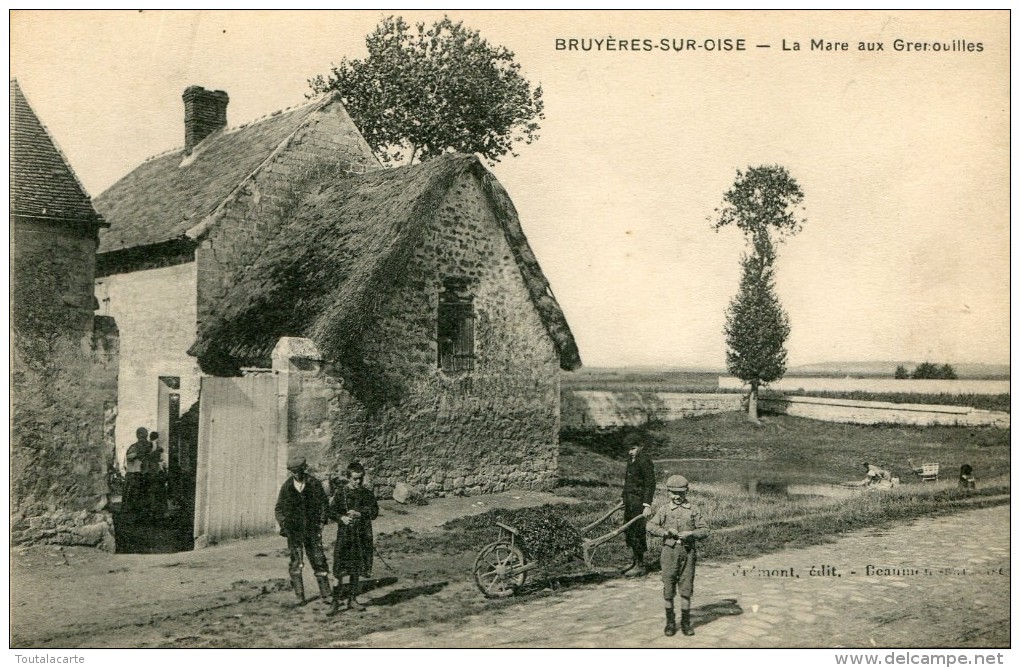 CPA 95  BRUYERES SUR OISE LA MARE AUX GRENOUILLES - Other & Unclassified