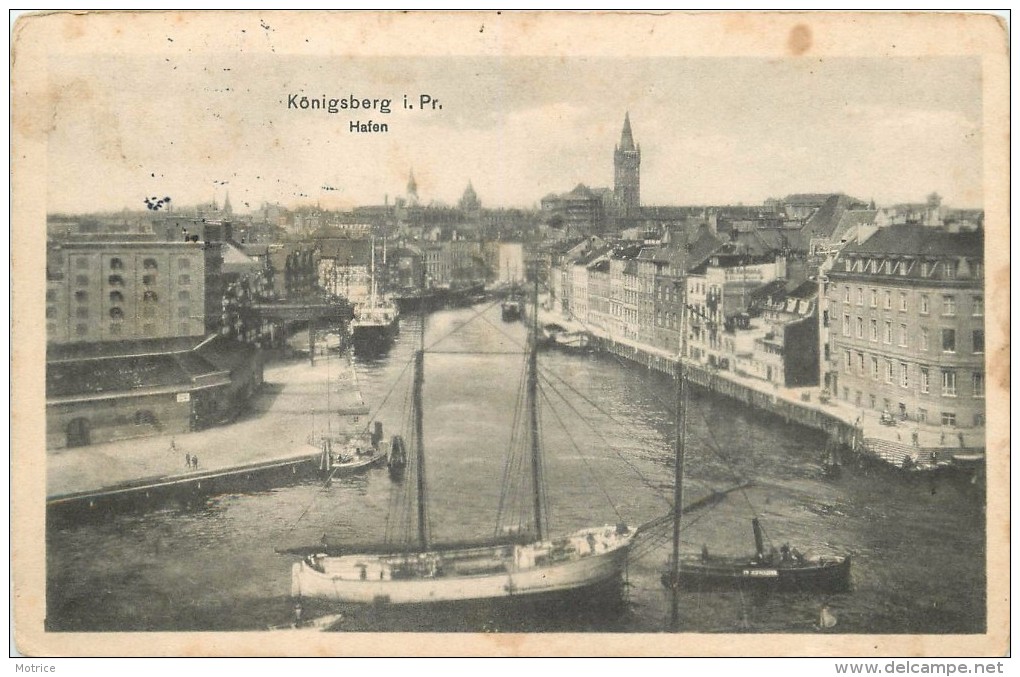 KÖNIGSBERG I.Pr. - Hafen (cachet Militaire Dos Carte). - Ostpreussen