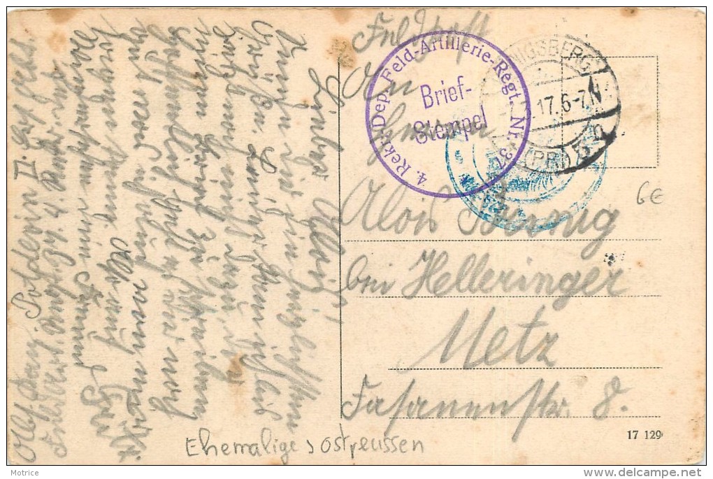 KÖNIGSBERG I.Pr. - Hafen (cachet Militaire Dos Carte). - Ostpreussen