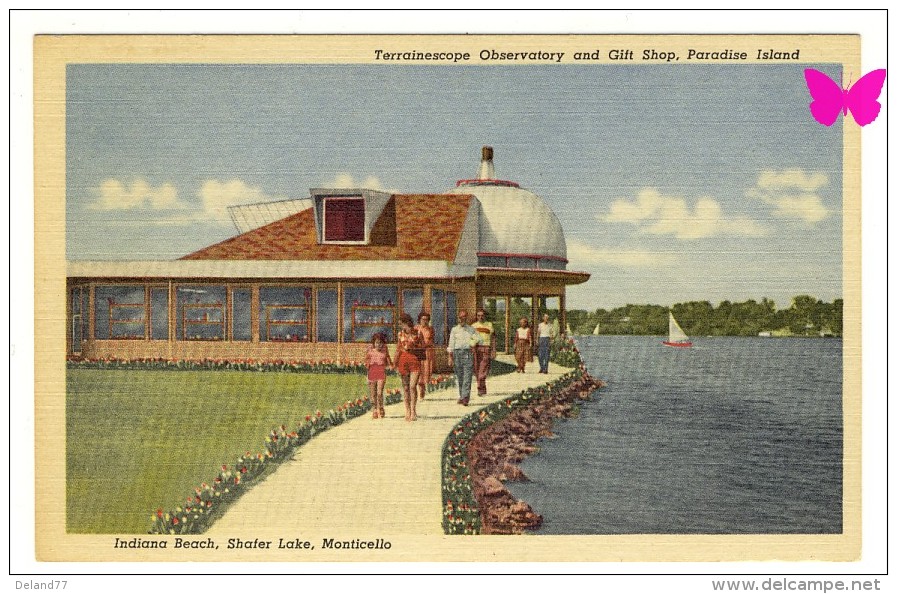 INDIANA BEACH - Shafer Lake Monticello - Terrainescope Observatory And Gift Shop - Paradise Island - Autres & Non Classés