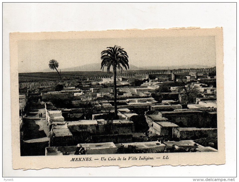 Meknes Un Coin De La Ville Indigene - Meknès