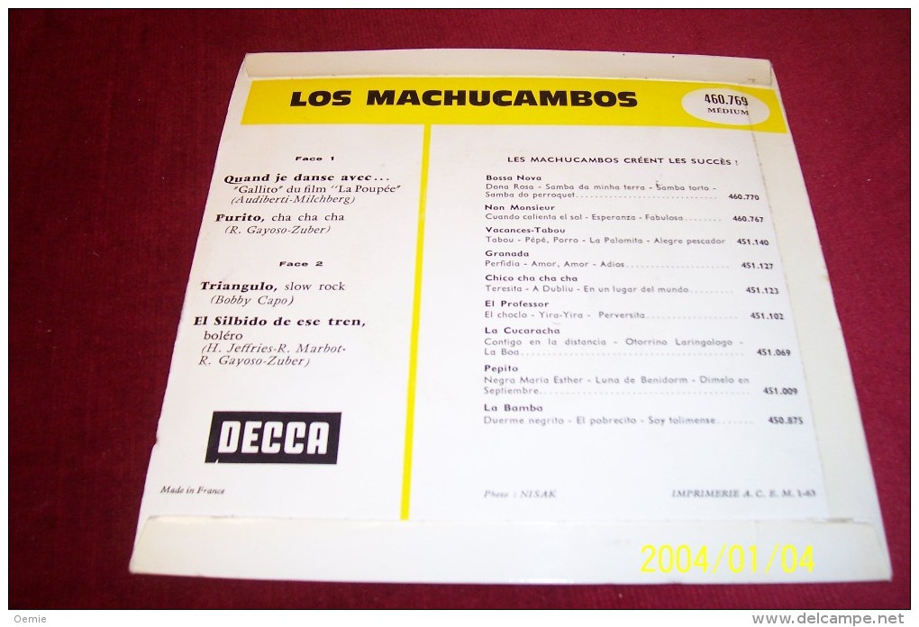 Los Machucambos ° QUAND JE DANCE AVEC - World Music
