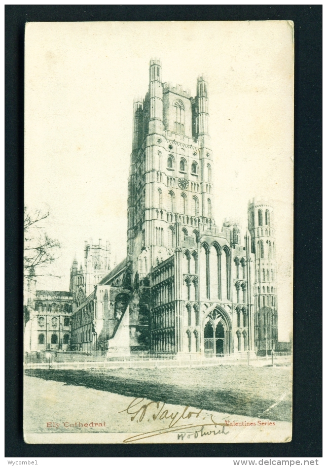 ENGLAND  -  Ely Cathedral  Used Vintage Postcard As Scans - Ely