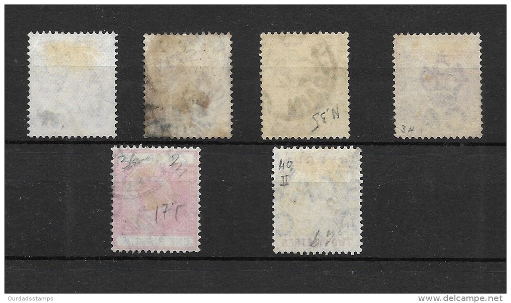 Cyprus 1902-4 KEVII Selection To 2pi, Watermarks Not Checked (4272) - Cyprus (...-1960)