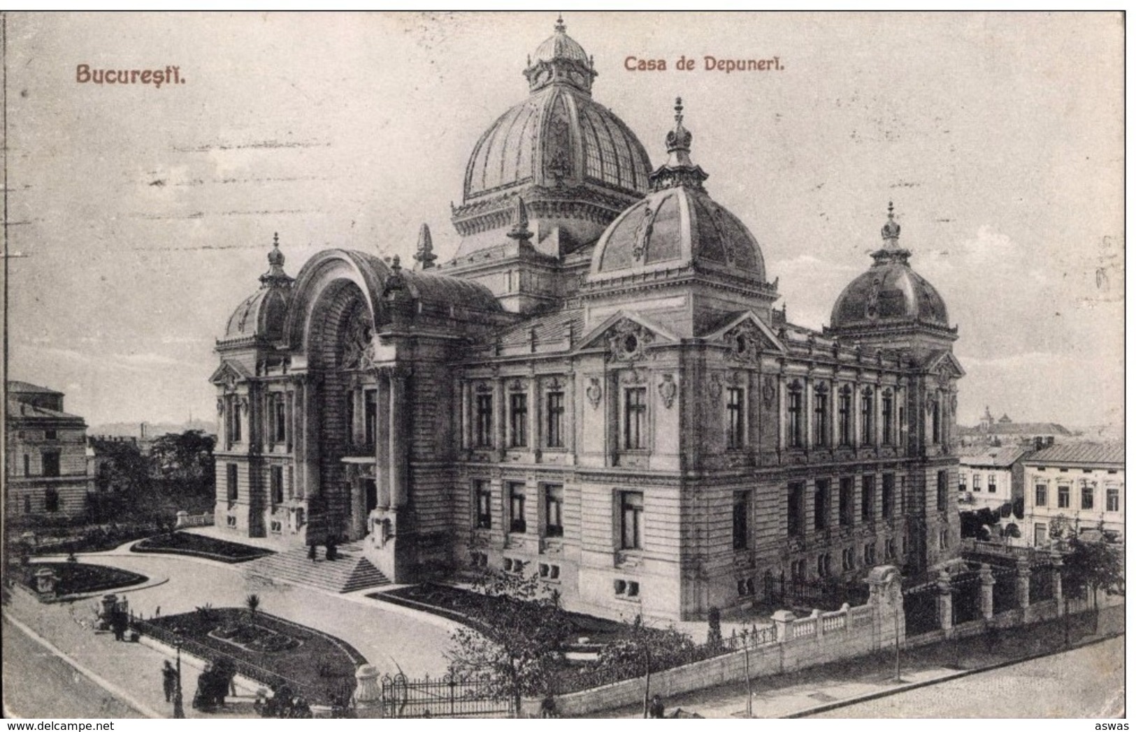 BUCHAREST ~ CASA DE DEPUNERI, BUCURESTI, ROMANIA (PALATUL C.E.C.) ~ Pu1916 - Roumanie