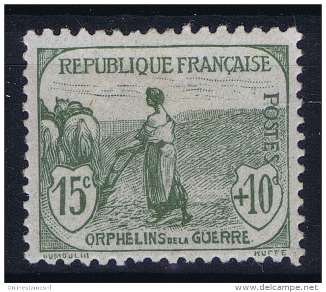 France: Yv Nr  150 MH/* Falz/ Charniere 1917 - Neufs