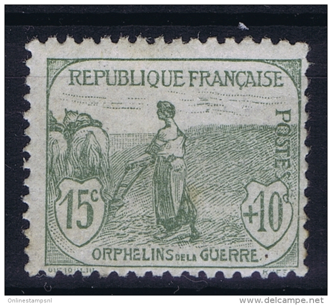 France: Yv Nr  150 MH/* Falz/ Charniere 1917 - Neufs