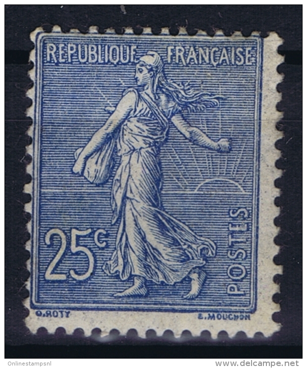 France: Yv Nr  132 MH/* Falz/ Charniere 1906 - 1903-60 Sower - Ligned