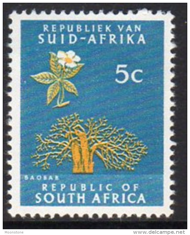 South Africa 1964-72 5c Orange-yellow & Greenish Blue Definitive, MNH (SG B244) - Unused Stamps