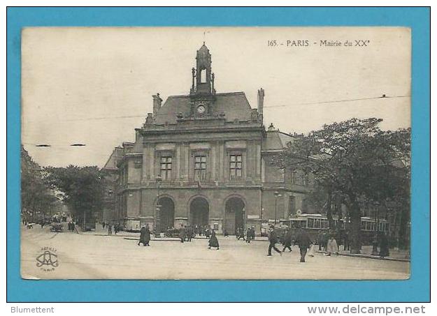 CPA 165 - Mairie Du XXème PARIS - Arrondissement: 20