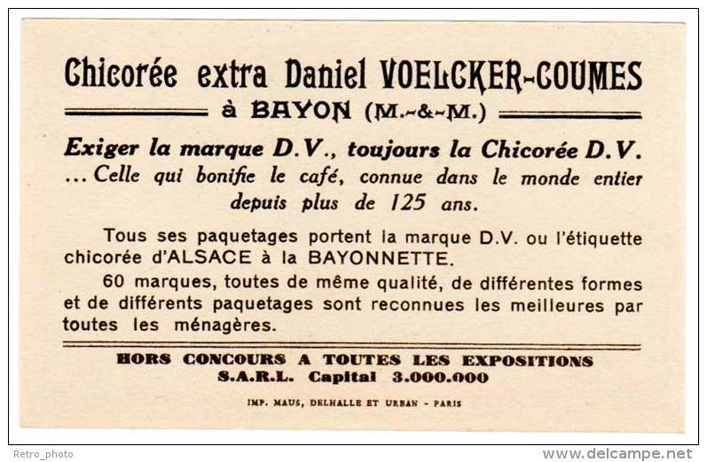Chromo Chicorée Extra Voelcker-Coumes à Bayon ... Dessiner Simplement ...méthode Jacquot Et Ravoux ...grenouille Poisson - Autres & Non Classés