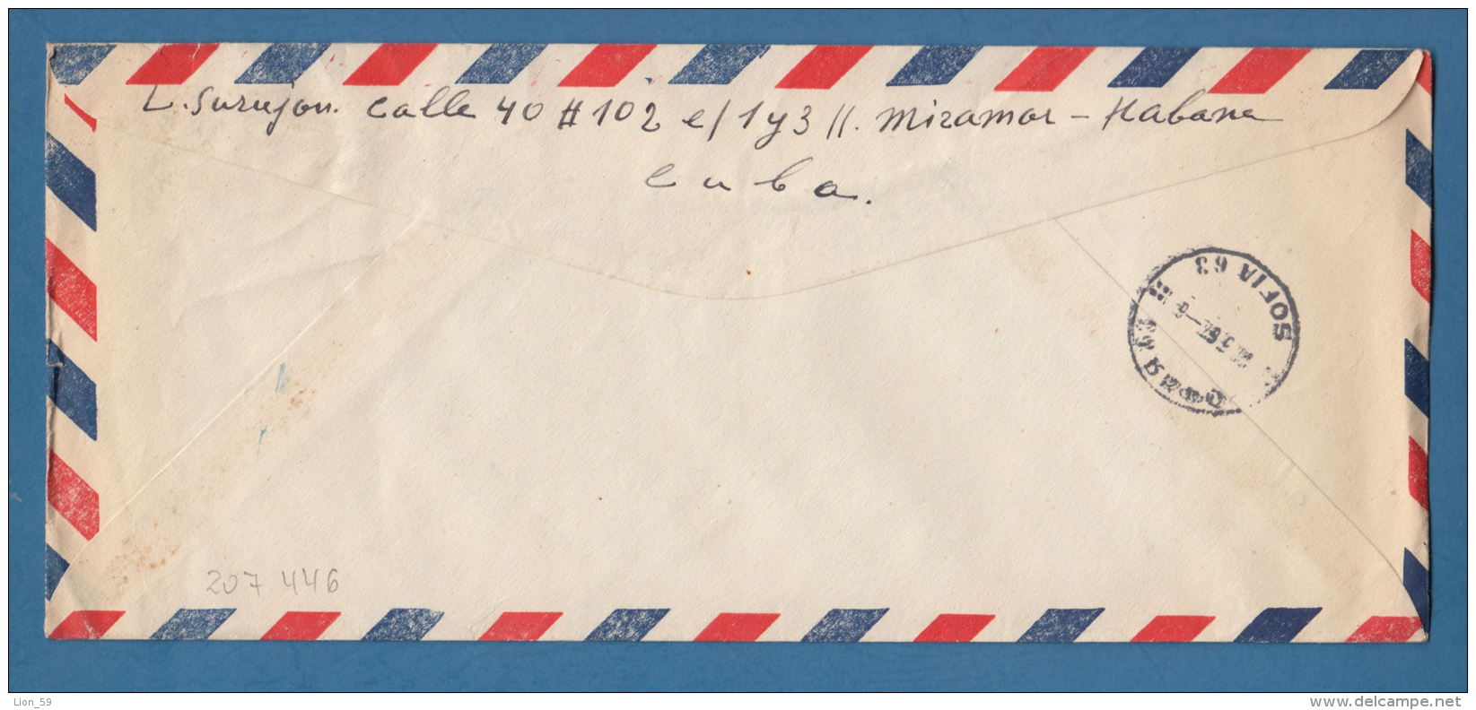 207446 / 1967 - 33 C. - CIEPS Comisión  Nacional  Cubana UNESCO , X ANIVERSARO DE LA REVOLUCION , TRACTOR , Cuba Kuba - Briefe U. Dokumente