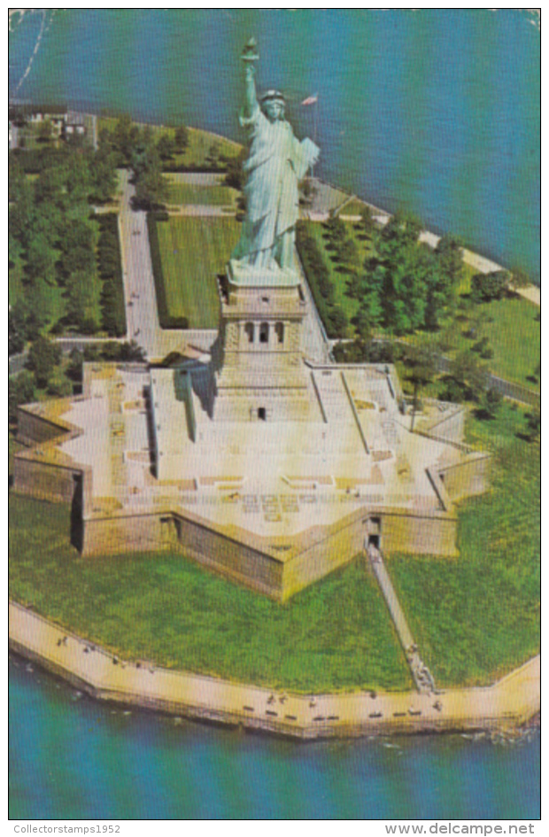 40939- NEW YORK CITY- STATUE OF LIBERTY, PANORAMA - Statue Of Liberty