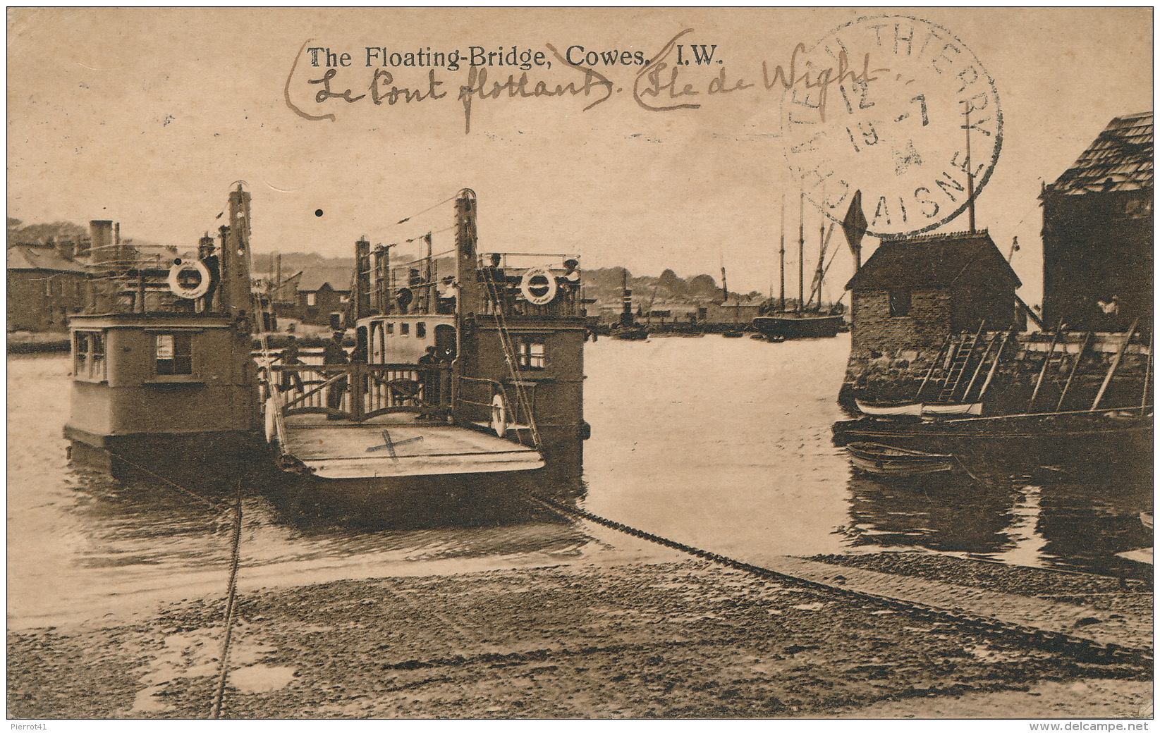 ROYAUME UNI - ISLE OF WIGHT - COWES - The Floating Bridge - Cowes