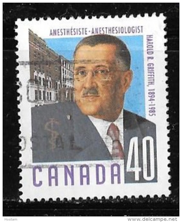 CANADA, 1991,  USED # 1305, CANADIAN DRS  GRIFFITH  USED - Oblitérés