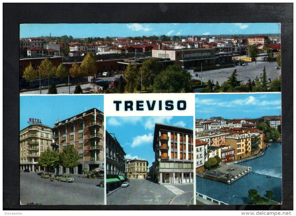 Q615 TREVISO, MULTIPLA - MULTIVUES, MULTIVIEW - VENETO, ITALIA - SCRITTA E VIAGGIATA 1967 - Treviso