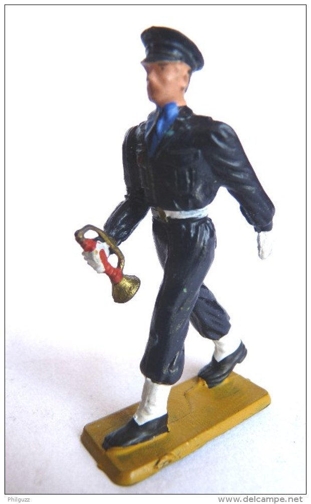 SOLDAT RARE FIGURINE FIG STARLUX 5415 AVIATEUR MUSIQUE 1970 TROMPETTE Cassé - Starlux