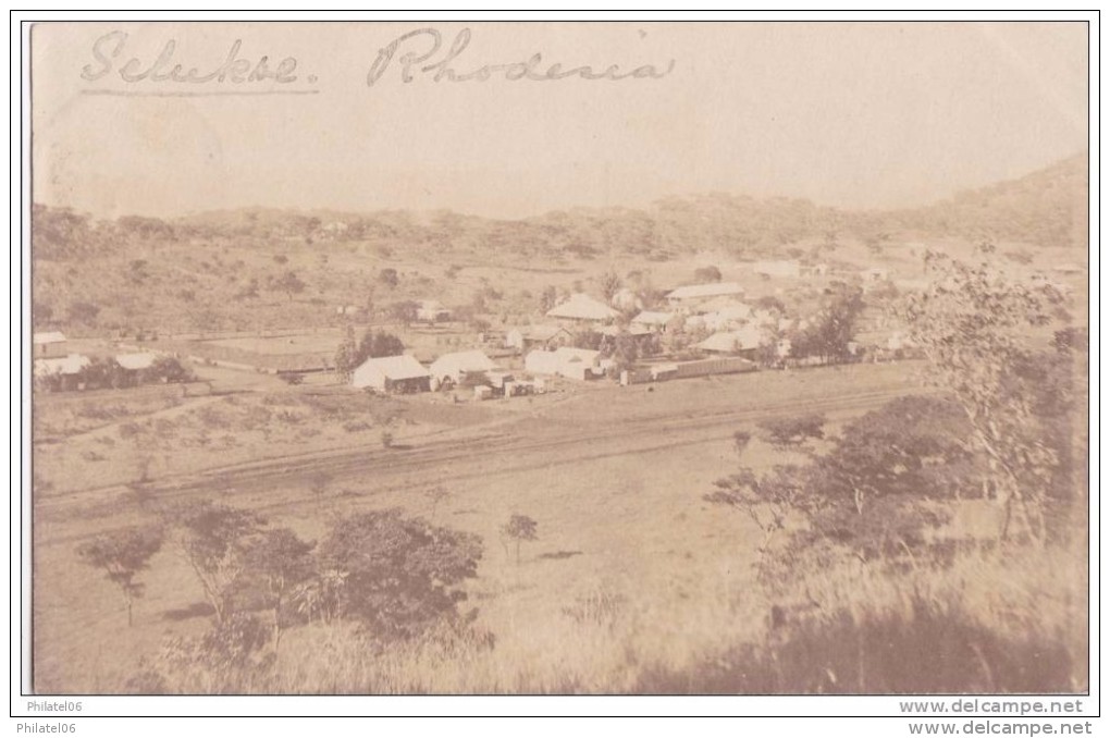 Shurugwi, (SELUKWE IN RHODESIE)  VERY RARE PHOTO CARD - Zimbabwe