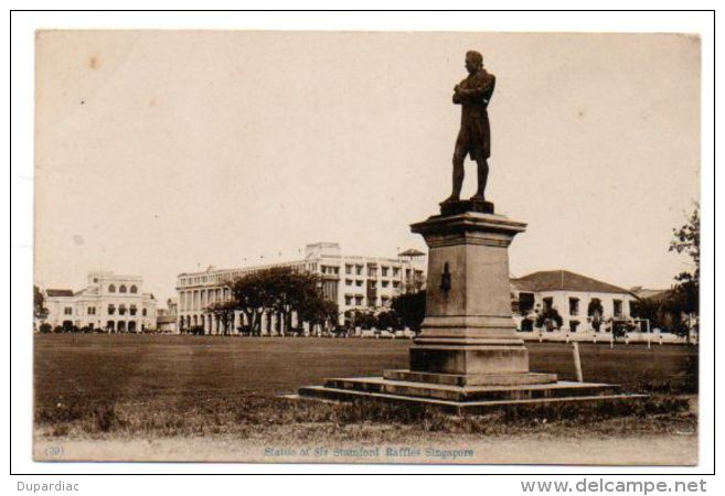 Asie - Singapour / Statue Of Sir Stamford Raffles, Singapore. - Singapore