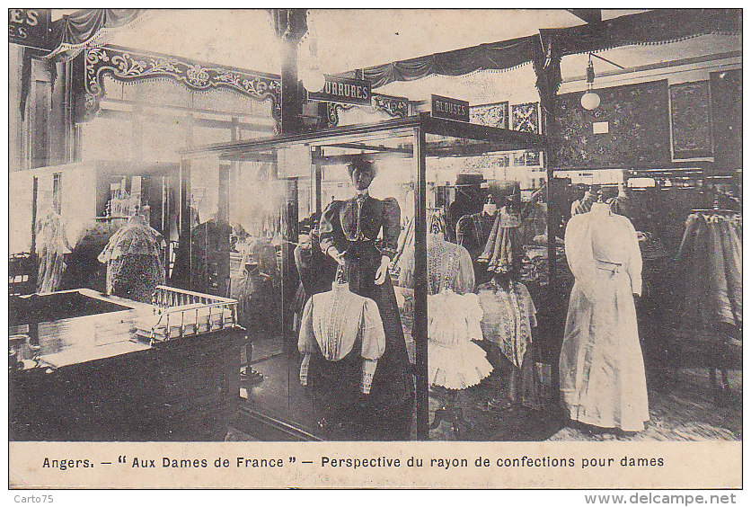 Commerce - Magasins - Magasin "Aux Dames De France" Angers - Mode Femme - Confection Robes - Negozi