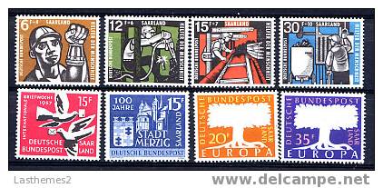 SARRE Yvert 383 à 390 NEUFS**, 8 Valeurs, Années 1957 - Unused Stamps
